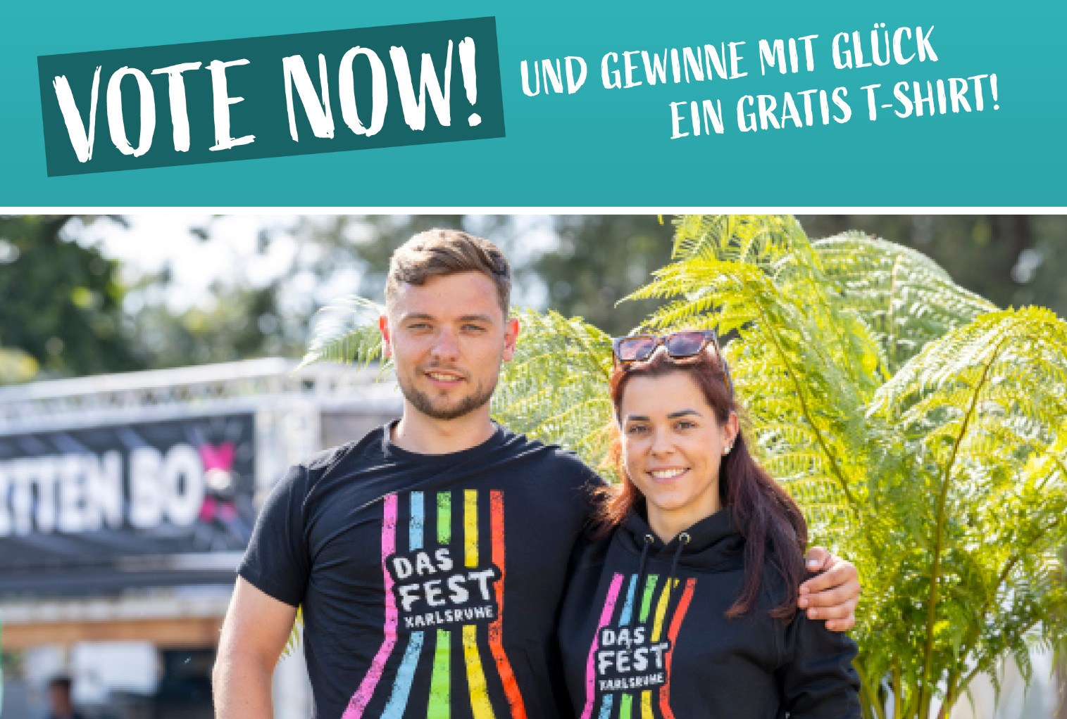 DAS FEST shirt motifs 2025: Vote now and win a free T-shirt! image
