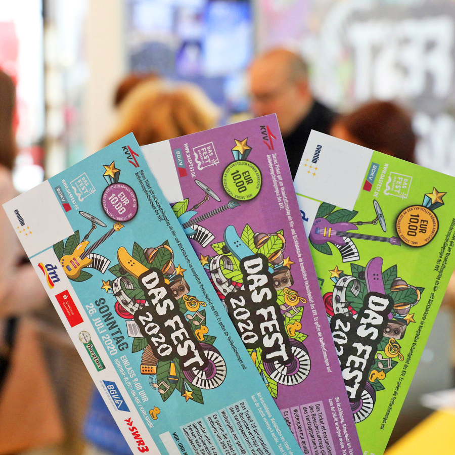 Noch Tickets von DAS FEST 2020 zuhause? Jetzt zurückgeben! image